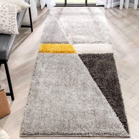 Modern Geometric Living Carpet